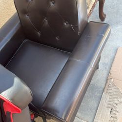 Arm Chair Recliner Game Chair Glass Table Desk