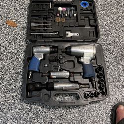 Ex-Cell Air Tool Kit In Case Complete Everything Works Great
