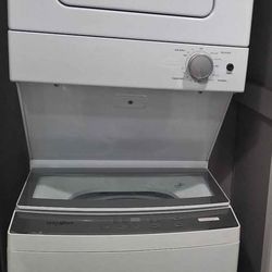 STACKABLE WHIRLPOOL WASHER/DRYER SET