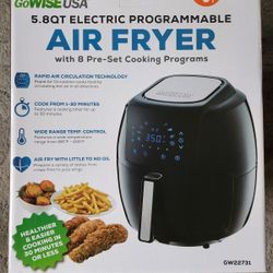 5.8 Qt. Programmable Air Fryer 