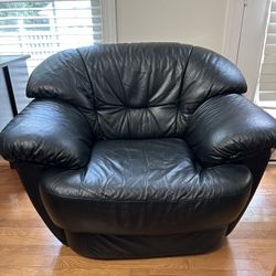Nice Black Leather Chair