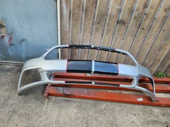 2015-2017 Ford Mustang Front Bumper Silver Color Used Oem