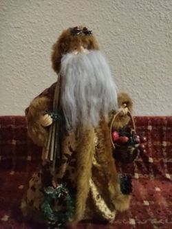 Old Fashion Santa in Brown