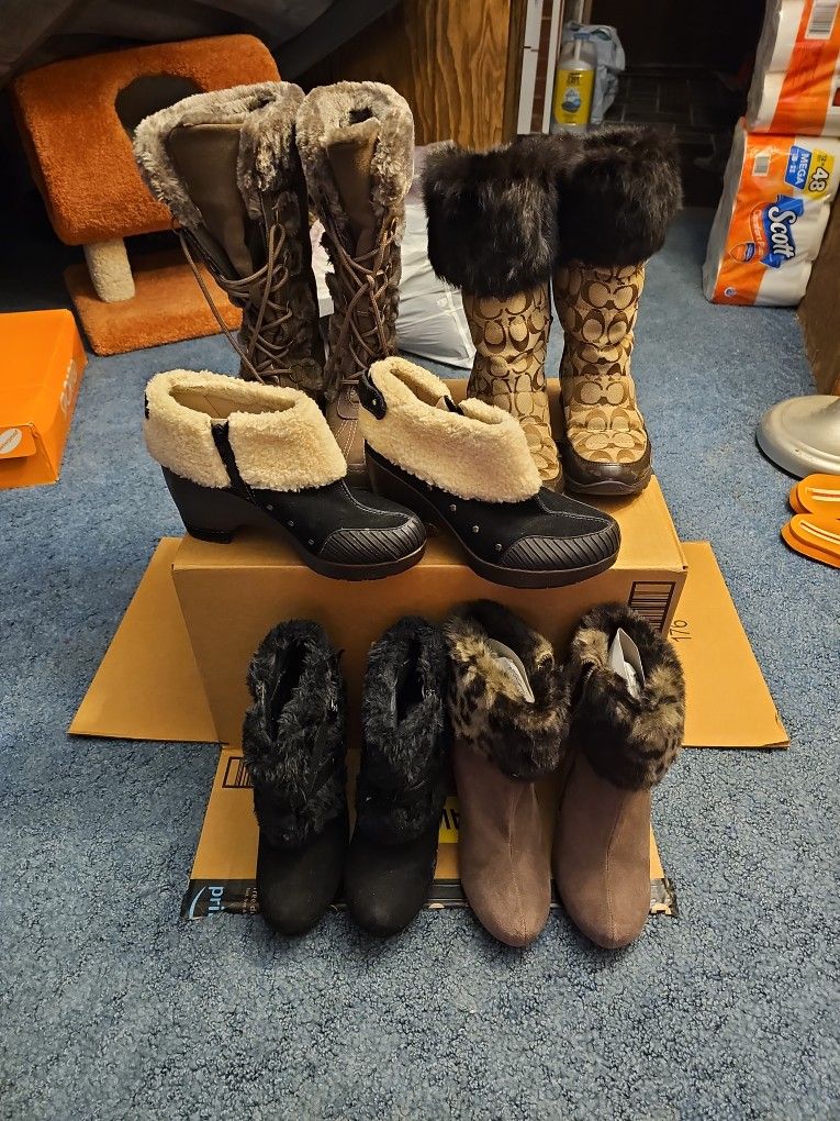 Box Of Winter Boots