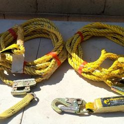 Construcción - 2 Lasos de seguridad para Roofing Y Framing 