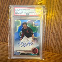 2023 Bowman's Best Best of 2023 Auto Blue Refractor #B23-TTR Tommy Troy /150