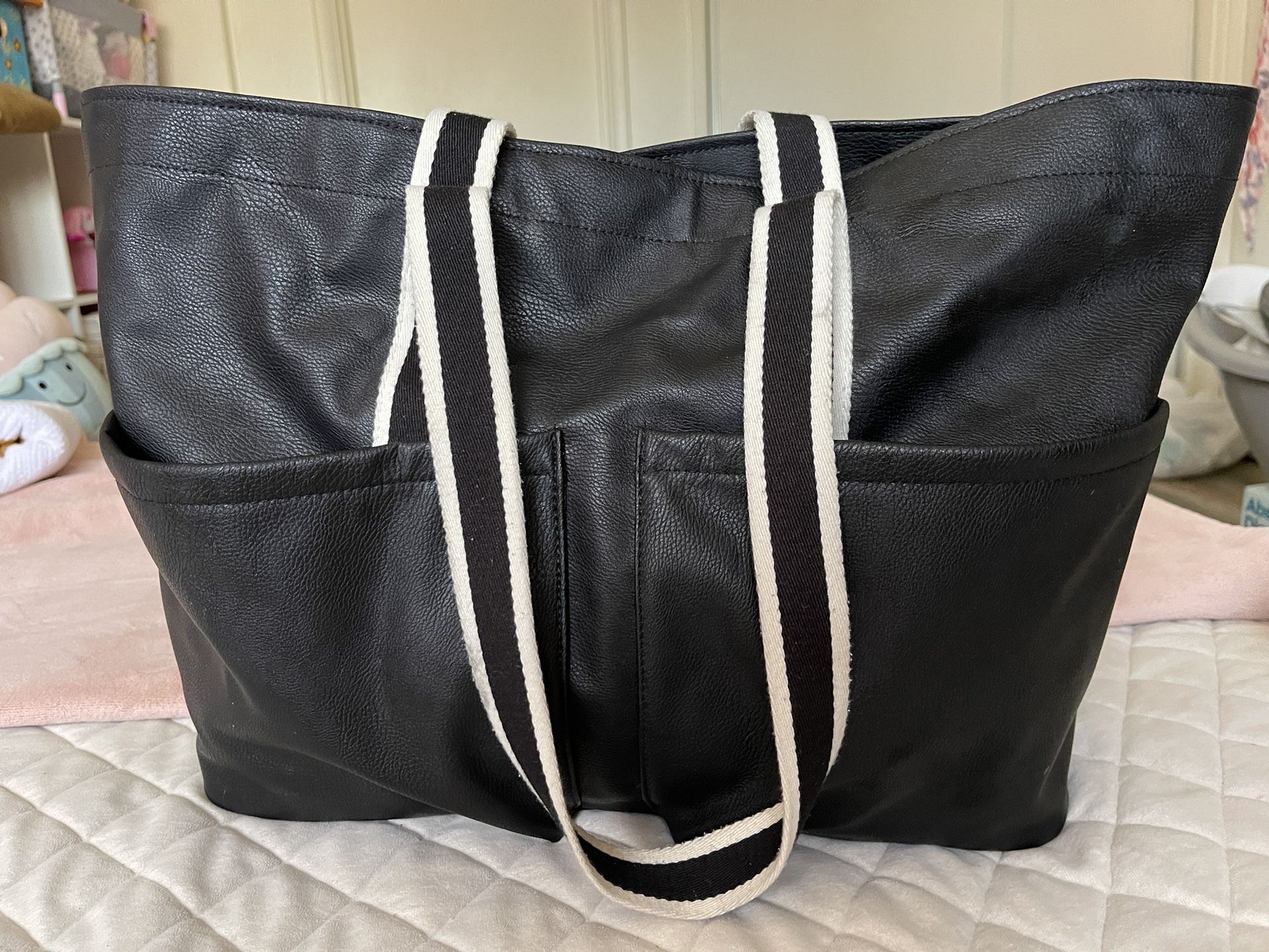 Large Tote Bag And Mini Backpack