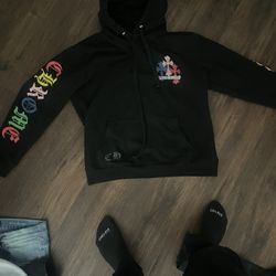 Chrome Hearts Multi Color Cemetery Hoodie 