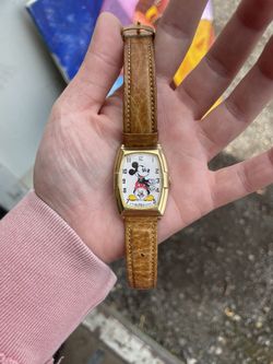 Vintage Mikey Mouse 50th Anniversary Seiko Wrist Watch 