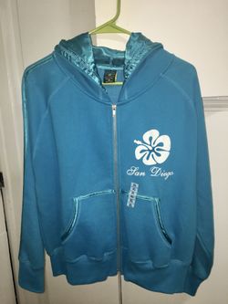 NEW SAN DIEGO HOODED JACKET WOMEN’S XL COTTON BLEND HOODIE