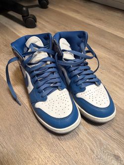 Nike Air Jordan 1 High Blue White Sneakers