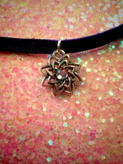 Purple Star Flower Necklace