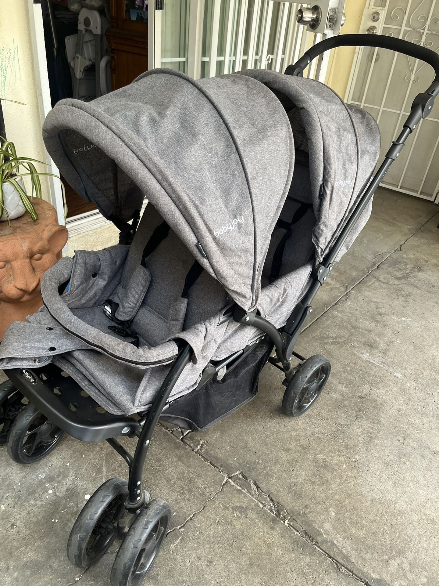 Double Seat Stroller 