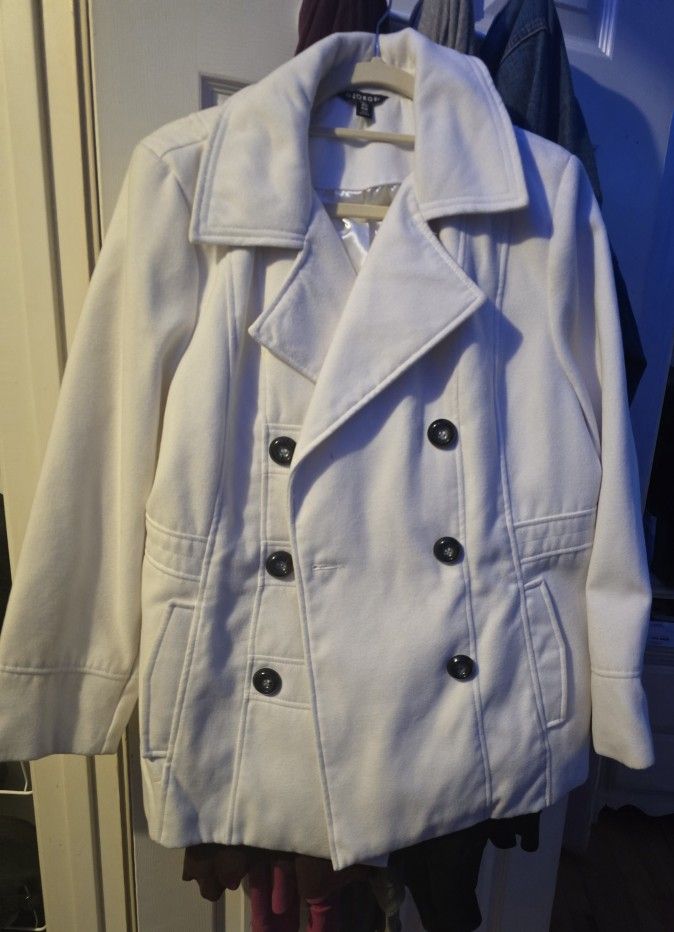 White Pee Coat