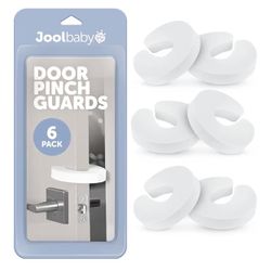 Jool Baby Door Pinch Guards (6 Pack) – Slam Preventer – Babyproof Doors