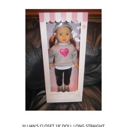 NIB JULLIANS CLOSET DOLL