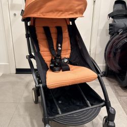 Babyzen YOYO2 Ultra Compact 6+ Stroller - White / Ginger