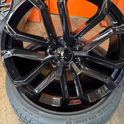 🔥 24” REPLICA 2107 WHEELS + TIRES — $1,700 🔥