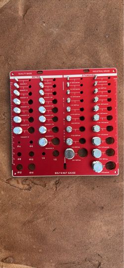 Industrial Grade Bolt & Nut Gauge Tool