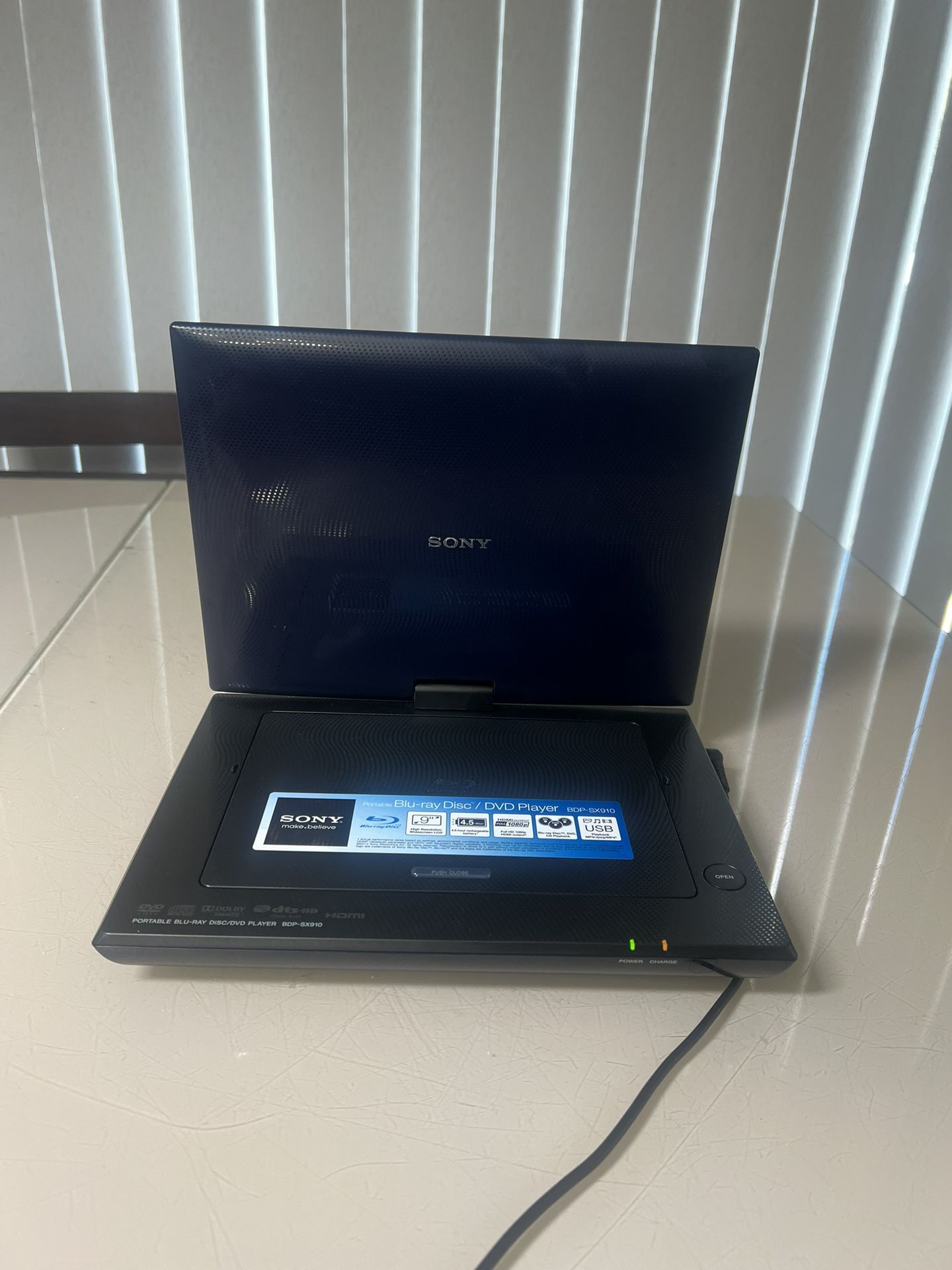 Sony BDP-SX910 Portable Blu-Ray & DVD Player with Screen (9