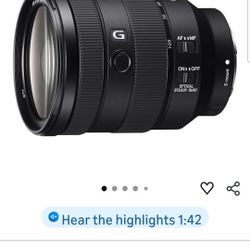 Sony FE 24-105mm f/4 G OSS Full-Frame Zoom Lens