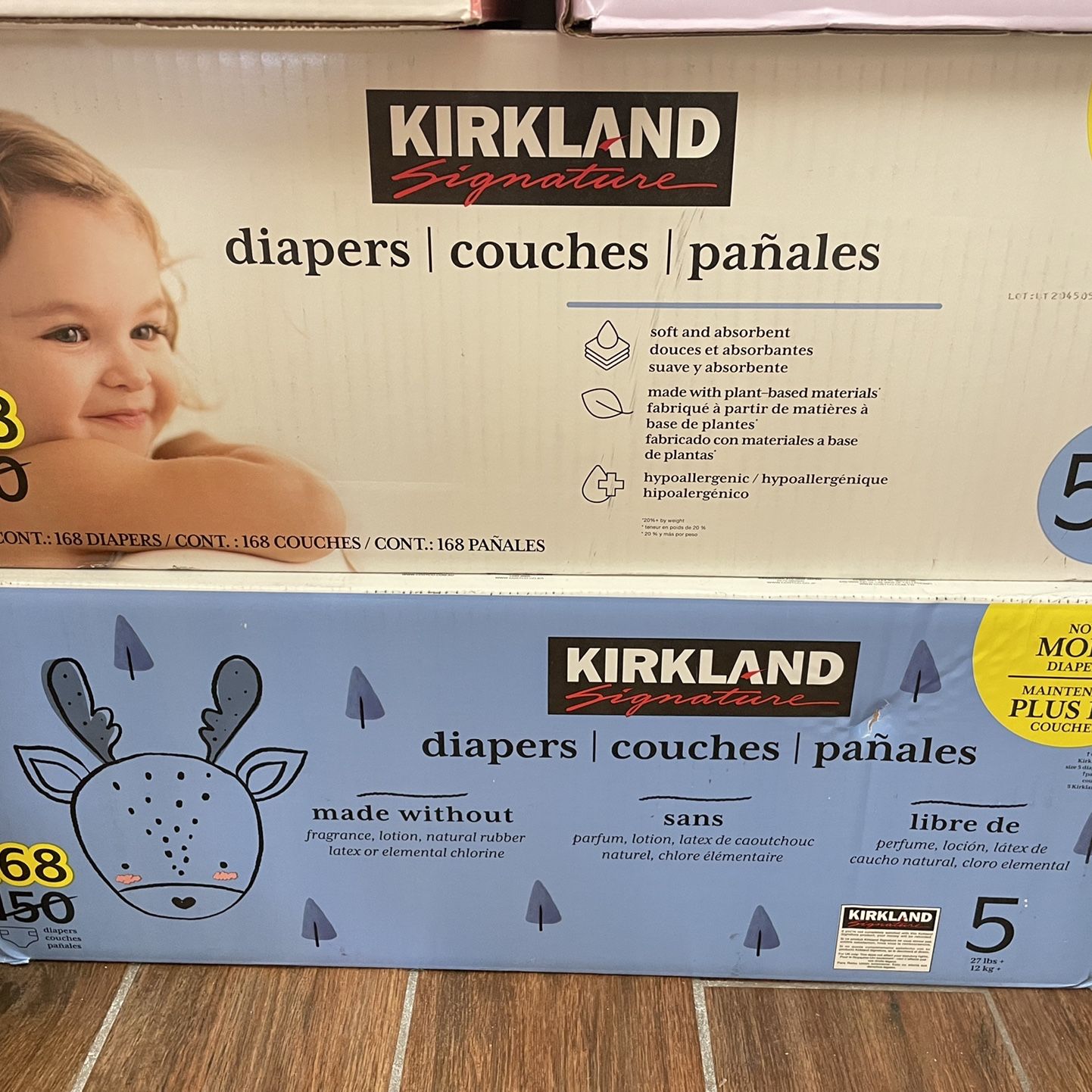 Kirkland size best sale 2 diapers