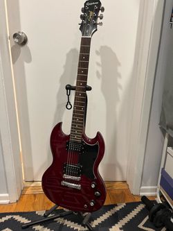Epiphone SG Special guitar with pickup mod