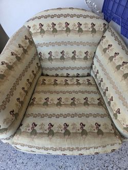 Hula Girl Comfy Chair Rocker