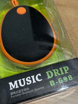 Music Drip B-698 Portable Bluetooth Speaker – New in Package