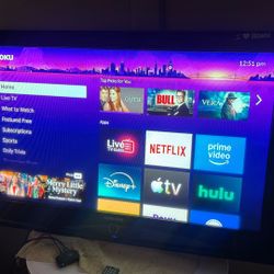 Samsung TV With Roku Box 42”
