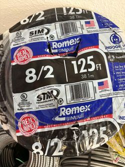 New Romex wire 8/2