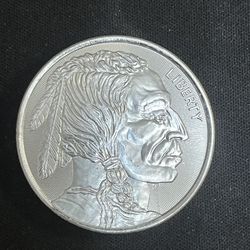 1 Troy Ounce .999 Fine Silver Buffalo