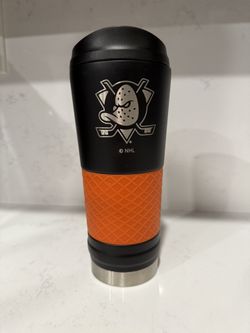 NWT NEW Large Anaheim Ducks 24 Ounce Stainless Steel Insulated Tumbler Mug 