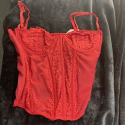 Red Lace Corset