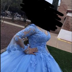 Sky Blue Quince Dress 