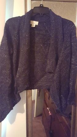 Black sparkly cardigan
