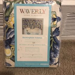waverly home classics Buckingham valance 80’’ Wide X 18 Long ( 203 Cm * 46cm)