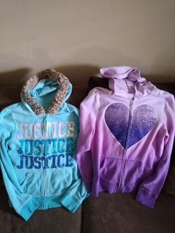 Justice jackets size 10/12