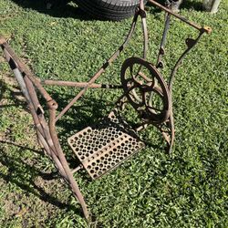 Antique Sewing Machine Frame