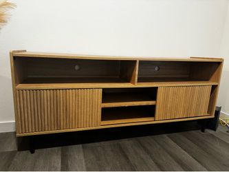 Fluted TV Stand