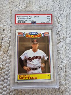 🔥1986 TOPPS ALL STAR GRAIG NETTLES🔥