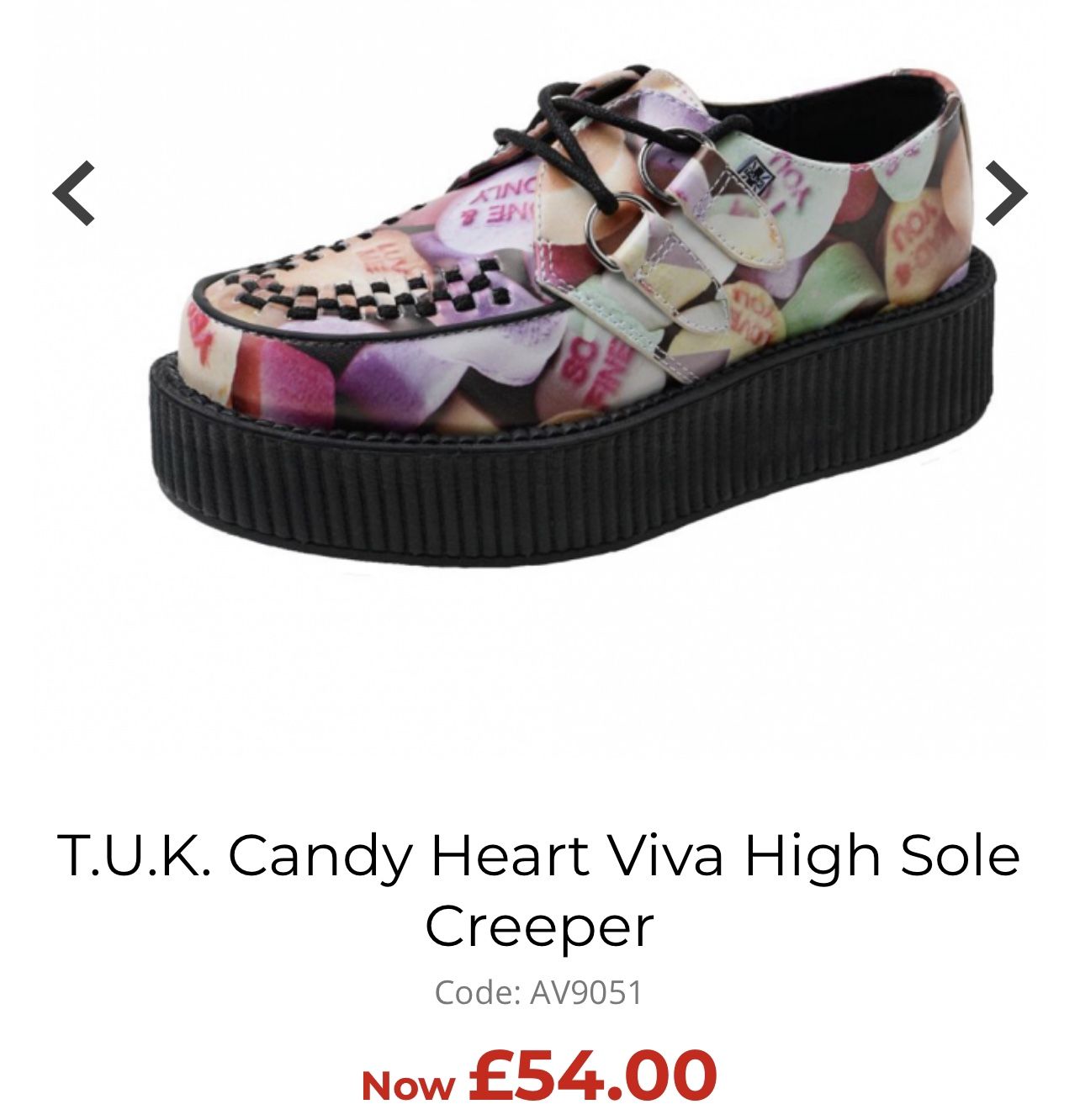 T.U.K Candy Heart Viva Sole