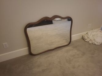 Antique Framed Mirror (41" x 32")