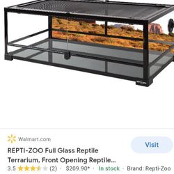 18 Gallon Terrarium Holds 4 IN WATER 30x12x12x