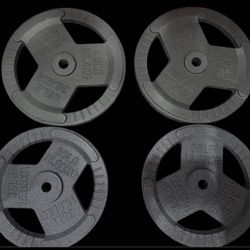 160lbs of 1” Standard Plates