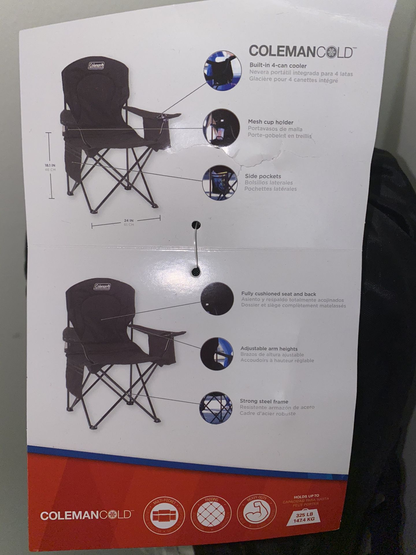COLEMAN COLD CHAIR