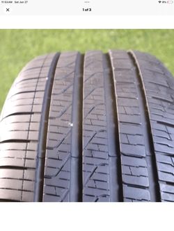 225 45R17 Pirelli Cinturato P7 AS Run Flat 85% Tread 7/32 91V SKU 27221 Grade A Tires