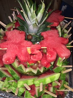 Mesa de frutas
