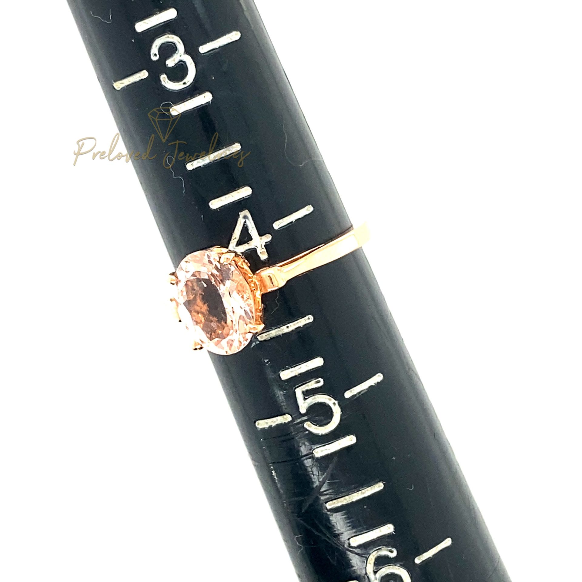 14k Rosw Gold Morganite Ring