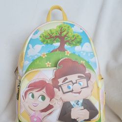 Loungefly Disney Pixar UP Carl and Ellie mini backpack 